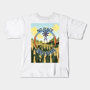 No Place Like home Inspirational quote Kids T-Shirt